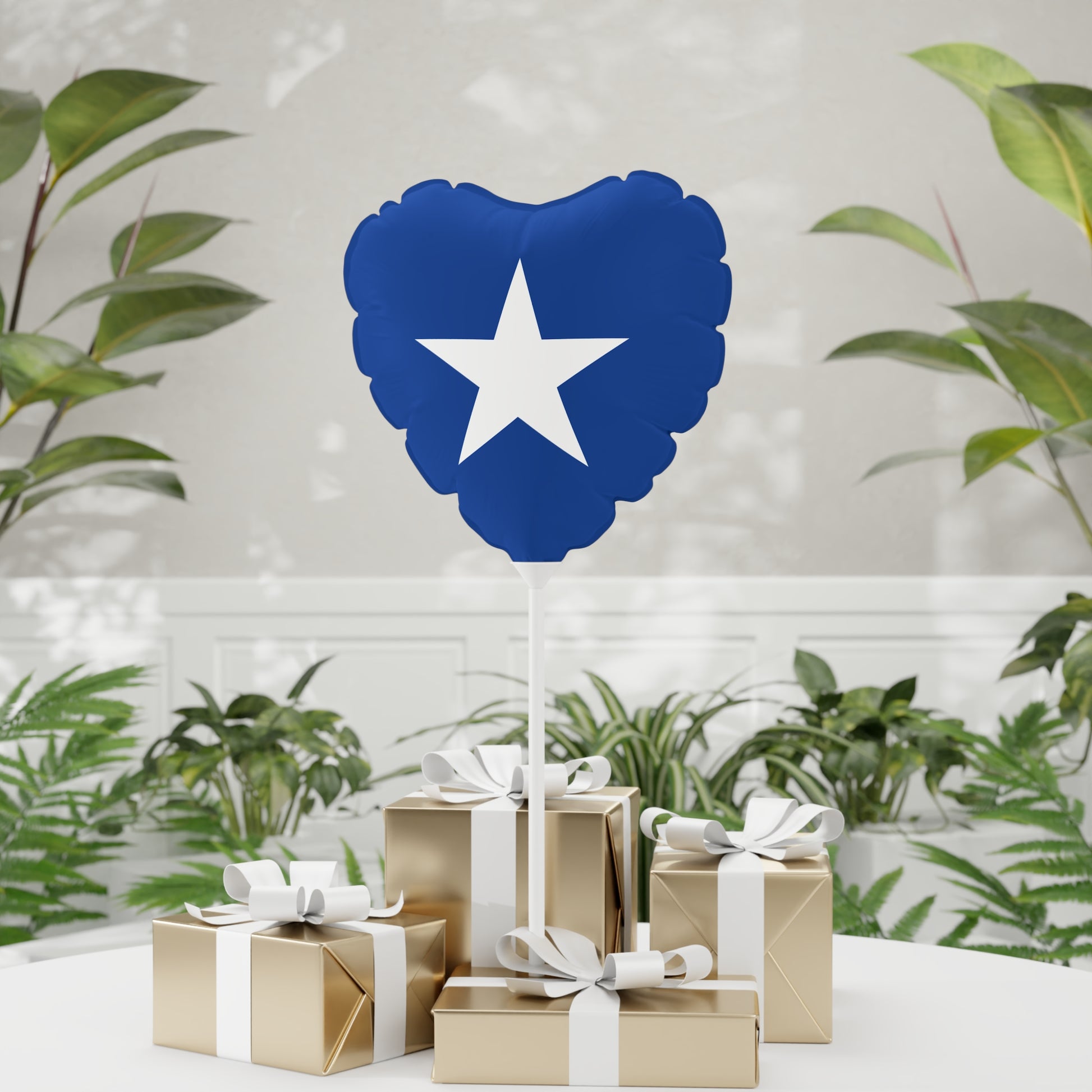 Somali Flag Round & Heart-shaped 11" Balloon for Somali Independence Day Celebrations